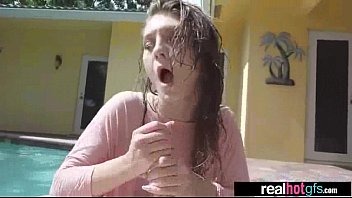 Preview 4 of Naked Blondie - Intercorse On Camera With Hot Real GF (jojo kiss) clip-