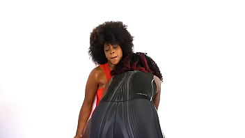Preview 3 of Teen Solo Videos - WILD WOMEN rival wrestlers ebony edition