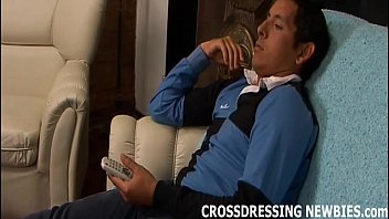 Preview 1 of 9x Sex Xxx Phim3 - Jerking my cock while crossdressing is my ultimate fantasy
