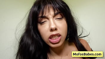 Preview 2 of Old Version Young - Teen brunette get her shaved juicy cunt licked and ass as well - Bianca Bangs,  Billy Boston
