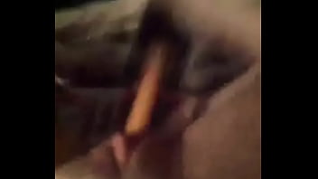 Preview 4 of Suck Gagging - Petite teen fucks herself with brush