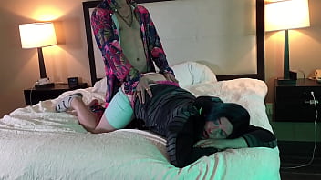 Preview 3 of Dilwale Saxx - Rapper Fucks Hot Trans Woman Doggystyle Raw