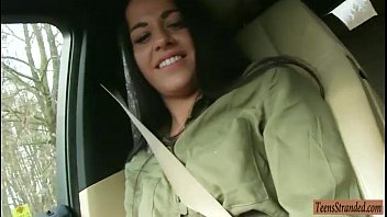 Preview 2 of Ckc Xxx - Eveline Dellai pounded by stranger dude in the backseat