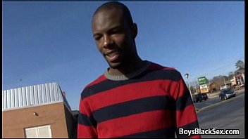 Preview 1 of Sarah Walker - Blacks On Boys Bareback Gay Hardcore Fucking Video 13