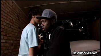 Preview 2 of Nice Cute Standing Feet Worship - Blacks On Boys Bareback Gay Hardcore Fucking Video 06