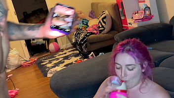 Preview 2 of Mette Dansk Danish - amateur facial for my cum loving slut wife