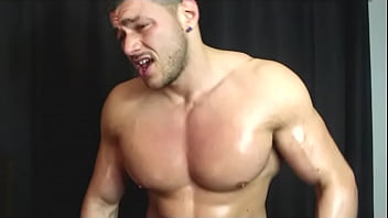 Preview 3 of Old Woman Manstru - Cum Covered Sweaty Muscle Hunk