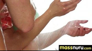 Preview 2 of Bokep Skandal Lokal - Sweetie gives a hot slippery nuru massage 15