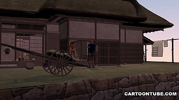 Preview 1 of Lea Jordan - Sexy 3D cartoon Asian babe eaten out and fucked