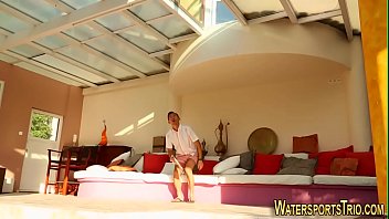 Preview 1 of American College Hotel - Cock riding ho pissed on