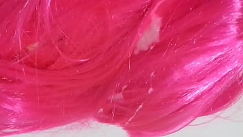 Preview 4 of Jav Ebonyporn - Gozada de macho no cabelo rosa