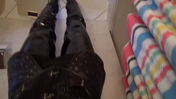 Preview 4 of Japanese Pantyhose Orgy - brokes new boots