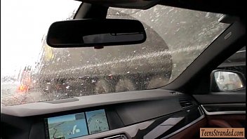 Preview 1 of Seydeny Cole - Busty teen babe Kitana Lure gets her ass ripped in a car
