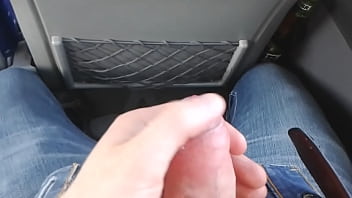Preview 2 of Xxxxsixvideos - Wanking and cumming on the bus