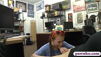 Preview 2 of Playing Masturbating Thai Two - Skinny redhead babe gets pussy banged by pawn dude