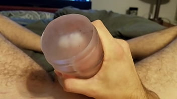 Preview 4 of Arbi Big Onli - twink using fleshlight homemade first time