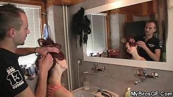 Preview 1 of Sex Jasmine Sandlas - Damn,  brother licks my gf&#039_s wet twat!