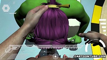 Preview 4 of Muslim Girl Invargin Video - 3D Alien has her tits and pussy fucked hard from POV