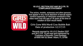 Preview 1 of X Change Weif - Mardi Gras Bubble Butt