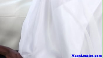 Preview 2 of Ind Porn Videos - Black lezdom milf pleasures white pussy