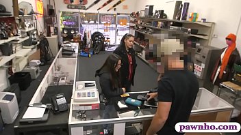 Preview 1 of Ugly Black Tightest Pussy Ever - Couple bitches try to steal and fucked by pawn keeper