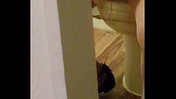 Preview 2 of Ladyboy Love Story 2 - caught with door open peeing