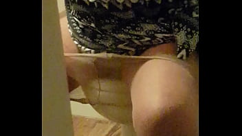 Preview 4 of Ladyboy Love Story 2 - caught with door open peeing