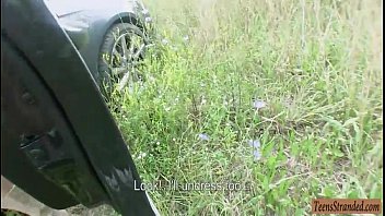Preview 4 of Dasi Sex Vidao - Big tits brunette teen Marina Visconti fucked in public