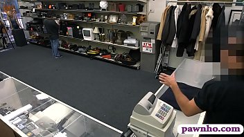 Preview 1 of Xxx Vet Fatpussy - Blonde sells her BFs speaker and banged at the pawnshop