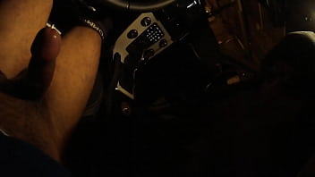 Preview 4 of Elas First Time - Crossdresser Sucking Black Cock In Car