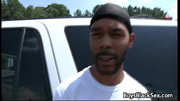 Preview 1 of Animal Sax Vdeo - Blacks On Boys - Interracial Hardcore Gay Cock Sucking 07