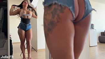 Preview 1 of Porn Hard Fors - ANAL Chronicles,  Powerful Creampie in Torn Denim Shorts
