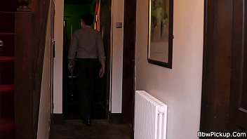 Preview 2 of Pussy Puck - Blonde bbw in nylons gets slammed on pool table