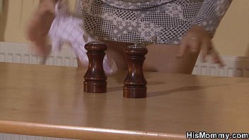 Preview 1 of Pandora Milf - His lesbian mom licks girl&#039_s young pussy