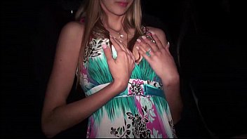 Preview 1 of Seachbahla Lalalxxx - Beautiful porn star Kitty Jane PUBLIC sex gangbang orgy in a car