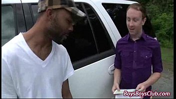 Preview 2 of Public Porn Money All Vido - BlacksOnBoys - Gay Hardcore Twink Interracial Fuck Video 17