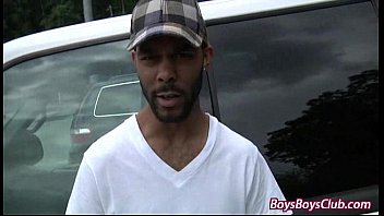 Preview 1 of Public Porn Money All Vido - BlacksOnBoys - Gay Hardcore Twink Interracial Fuck Video 17