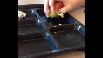 Preview 2 of Seduced Kimmy Granger - teen buddy publicly humiliates fruit with his sexhands