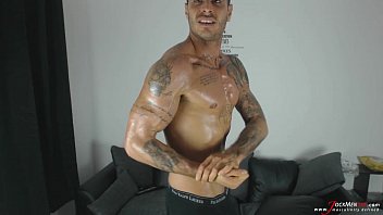 Preview 2 of Hardcore Rough Gay Sex - Oiled up with my own Cum
