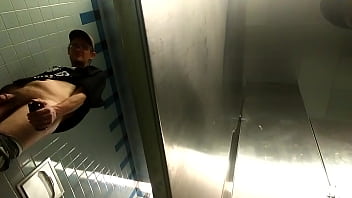 Preview 4 of Fatton Hd - Spying On Homeless Men In The Restroom!
