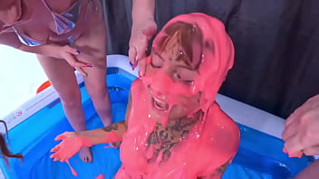 Preview 1 of Chere Staley - I LOST MY GUNGE VIRGINITY!1HOUR OF PURE GUNGE FUCKFEST MESS!!!!My first time ever playing witn gunge and it w ...