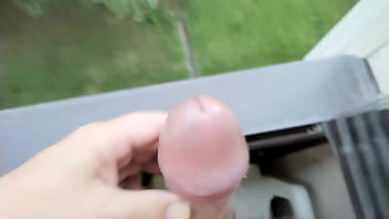 Preview 3 of School Sexy Vidieo - Homo Kotilainen jerking on balcony openly! - Jun 28,  2024