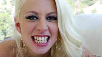 Preview 4 of Boobs Suck Teenage Anabelle - Jada Stevens and Jessie Volt Try Anal