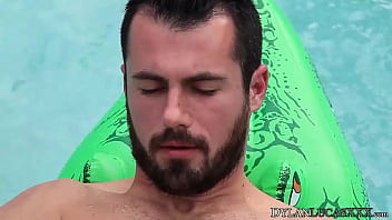 Preview 2 of Taiwanstuden - Super hot and hairy Brock afternoon handjob