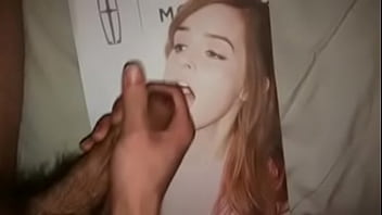 Preview 1 of Butt Gap - My huge cum tribute to Emma Watson(one month without cum)
