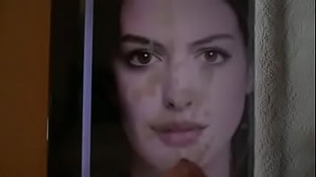 Preview 3 of Kitchan Sexy Video - My huge cum tribute to Anne Hathaway
