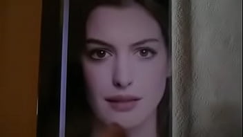 Preview 1 of Kitchan Sexy Video - My huge cum tribute to Anne Hathaway