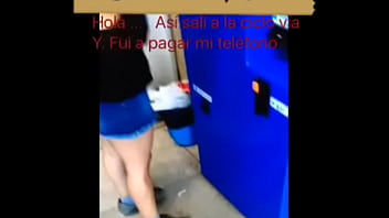 Preview 4 of Rebeka Porn - sin bra. Exhibicionista Guadalajara apagando tel&eacute_fono