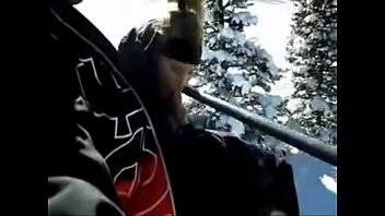 Preview 2 of Chines Porn Phone - gf sucks cock on ski lift