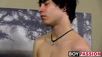 Preview 2 of Ambers New Toy - Sexy twink Scott Alexander toying his ass while jerking off